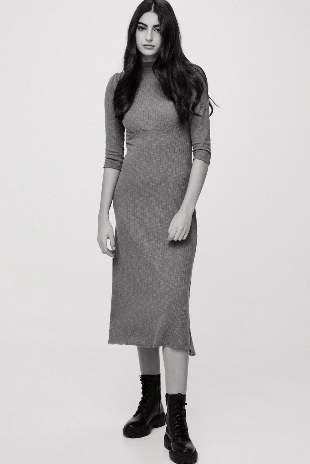 Vestido De Punto Midi