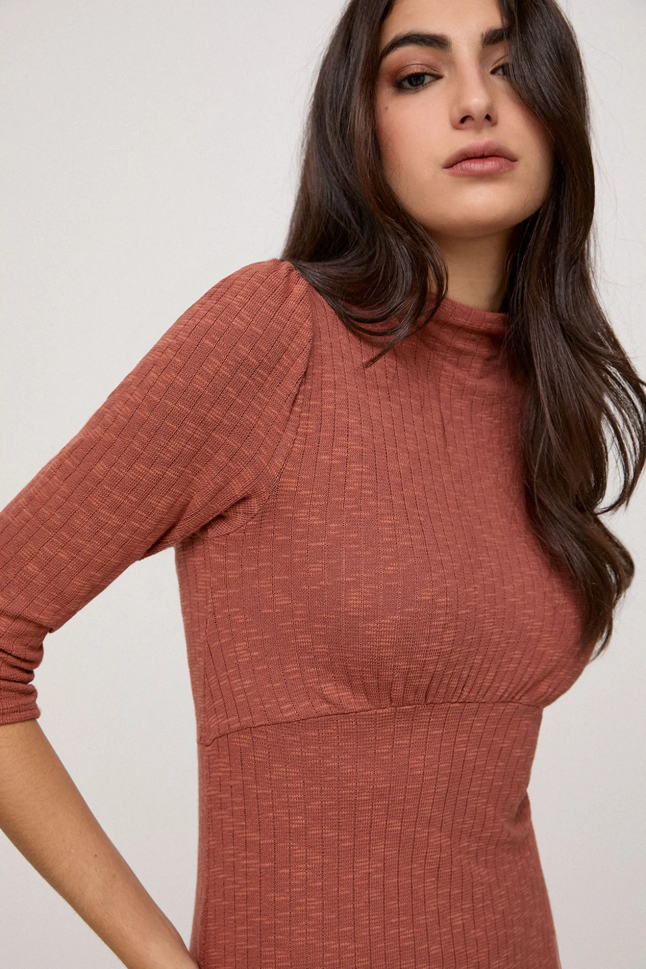 Vestido De Punto Midi