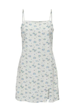 Vestido De Tirantes Con Lino