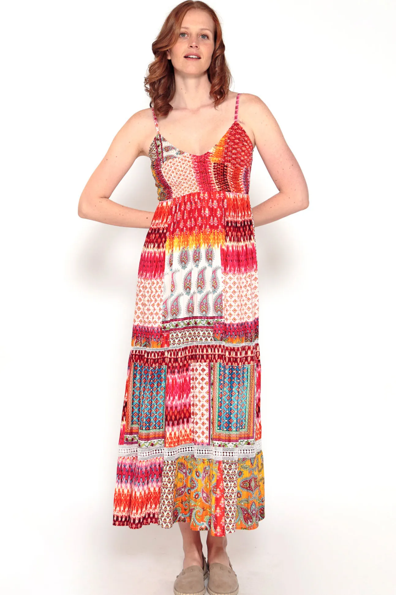 Vestido De Tirantes Con Print