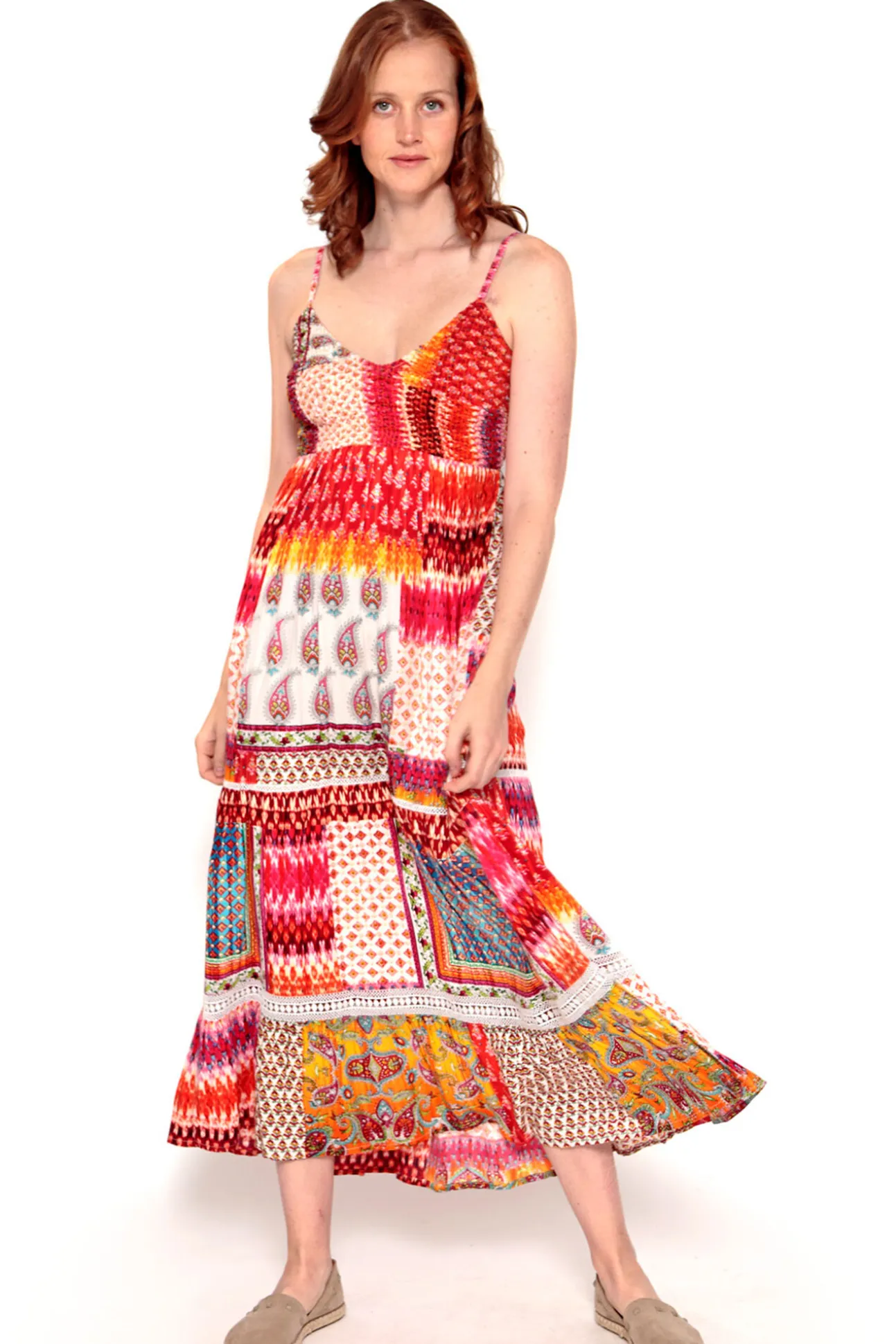 Vestido De Tirantes Con Print