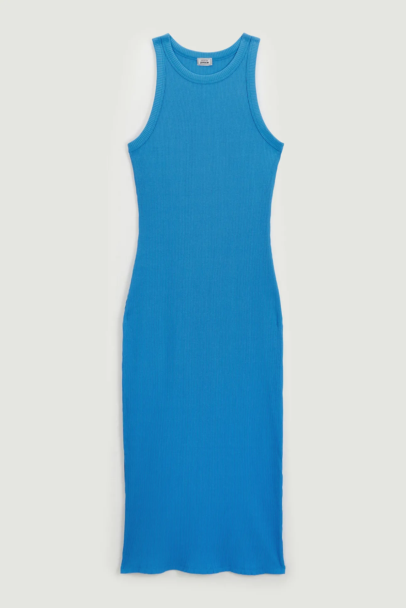 Vestido De Tirantes De Punto Acanalado