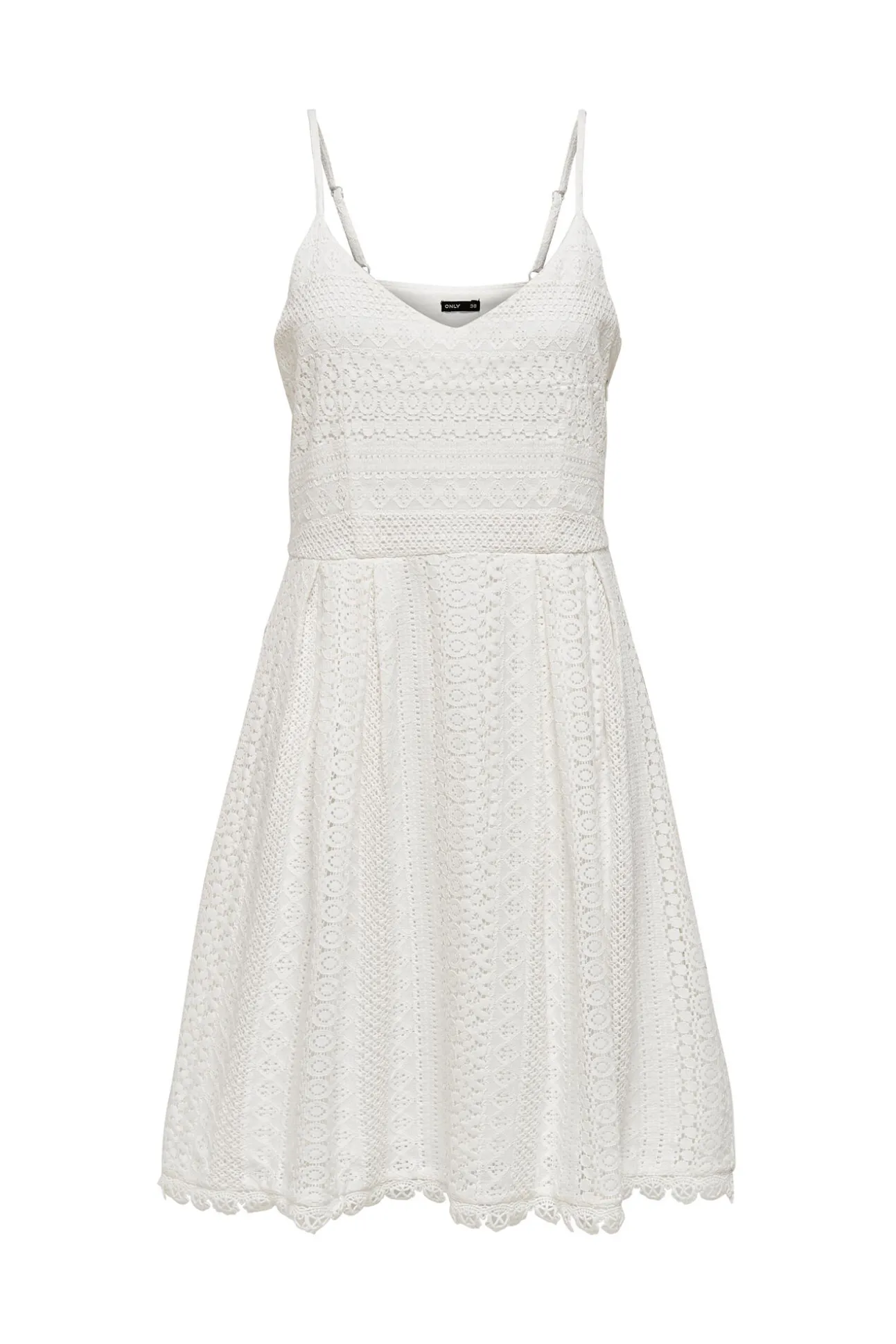 Vestido De Tirantes Encaje