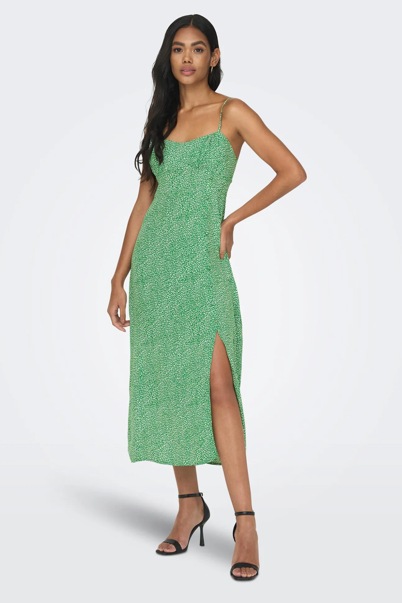 Vestido De Tirantes Estampado