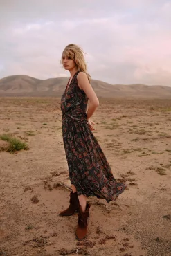 Vestido De Tul Estampado