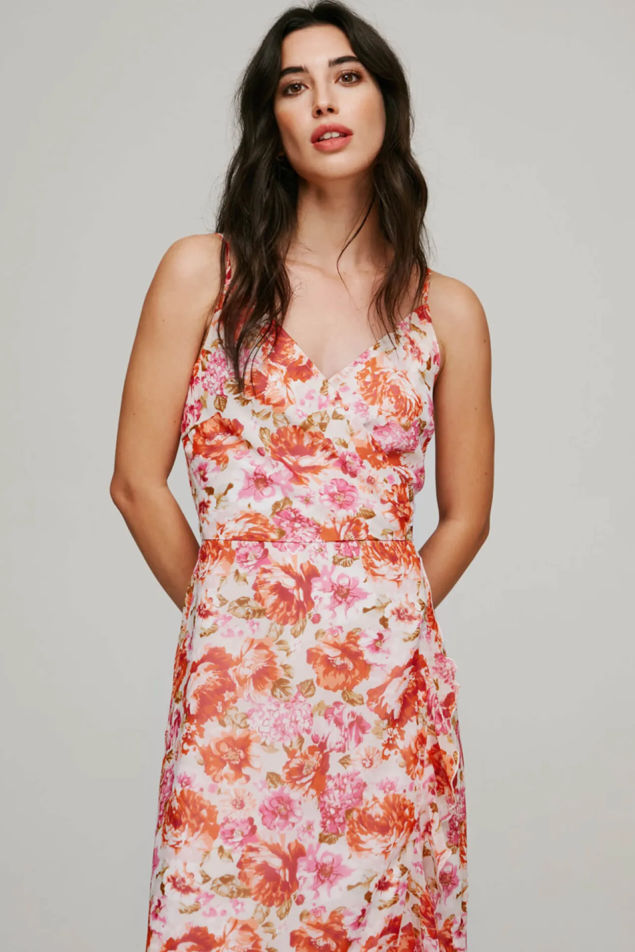 Vestido Envolvente De Tirantes