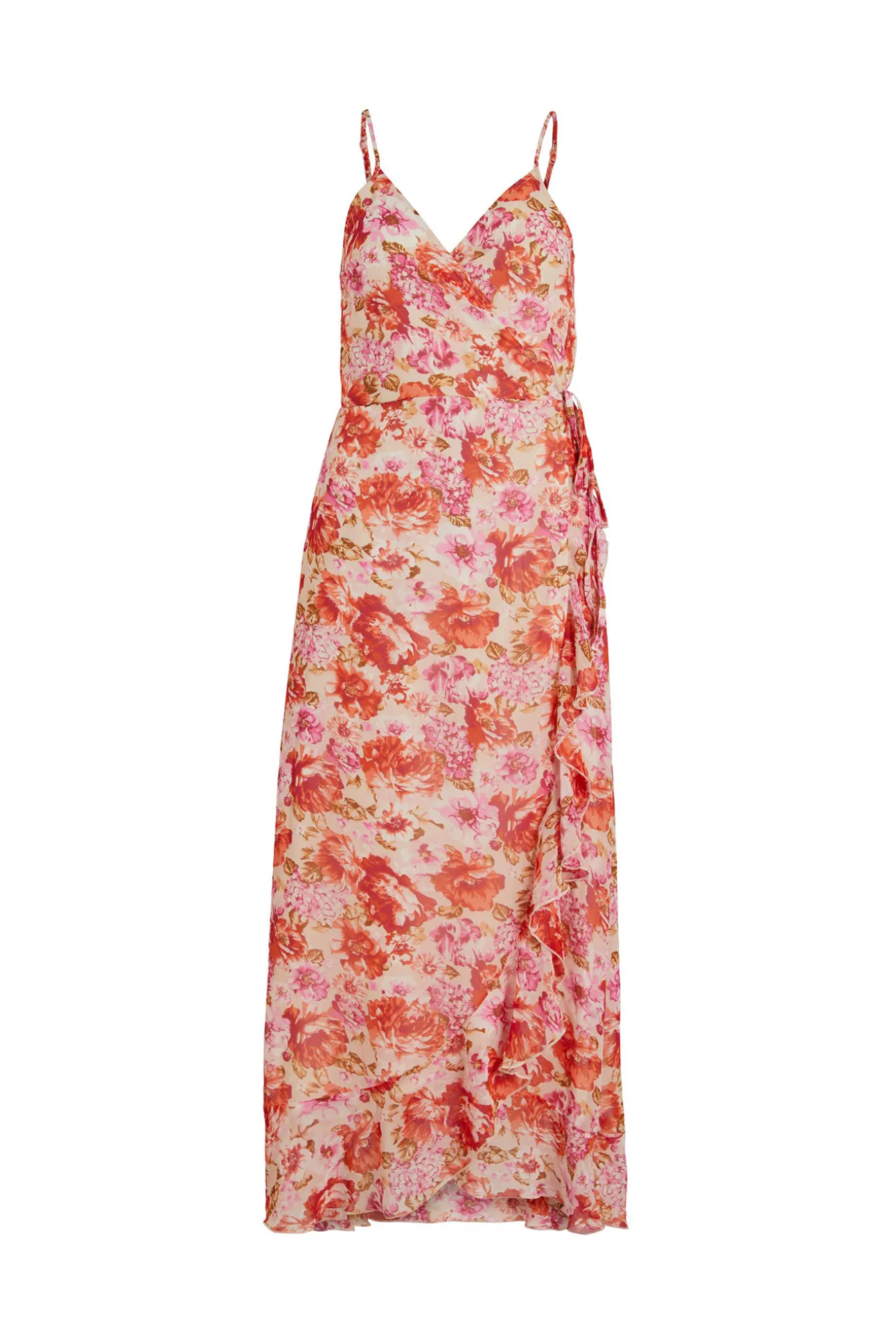 Vestido Envolvente De Tirantes