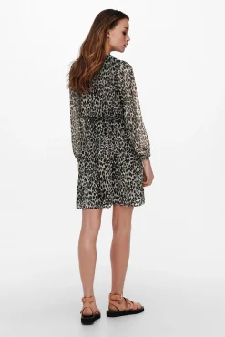 Vestido Escote Pico