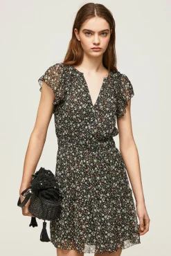 Vestido Estampado Corto.