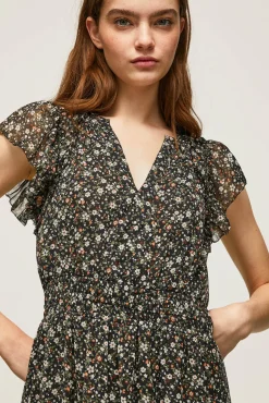 Vestido Estampado Corto.