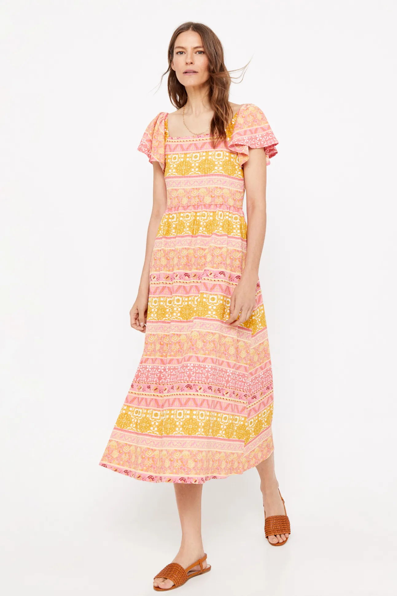 Vestido Estampado Estructura