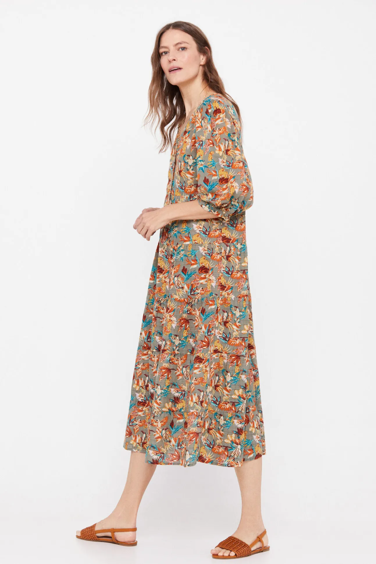 Vestido Estampado Flores