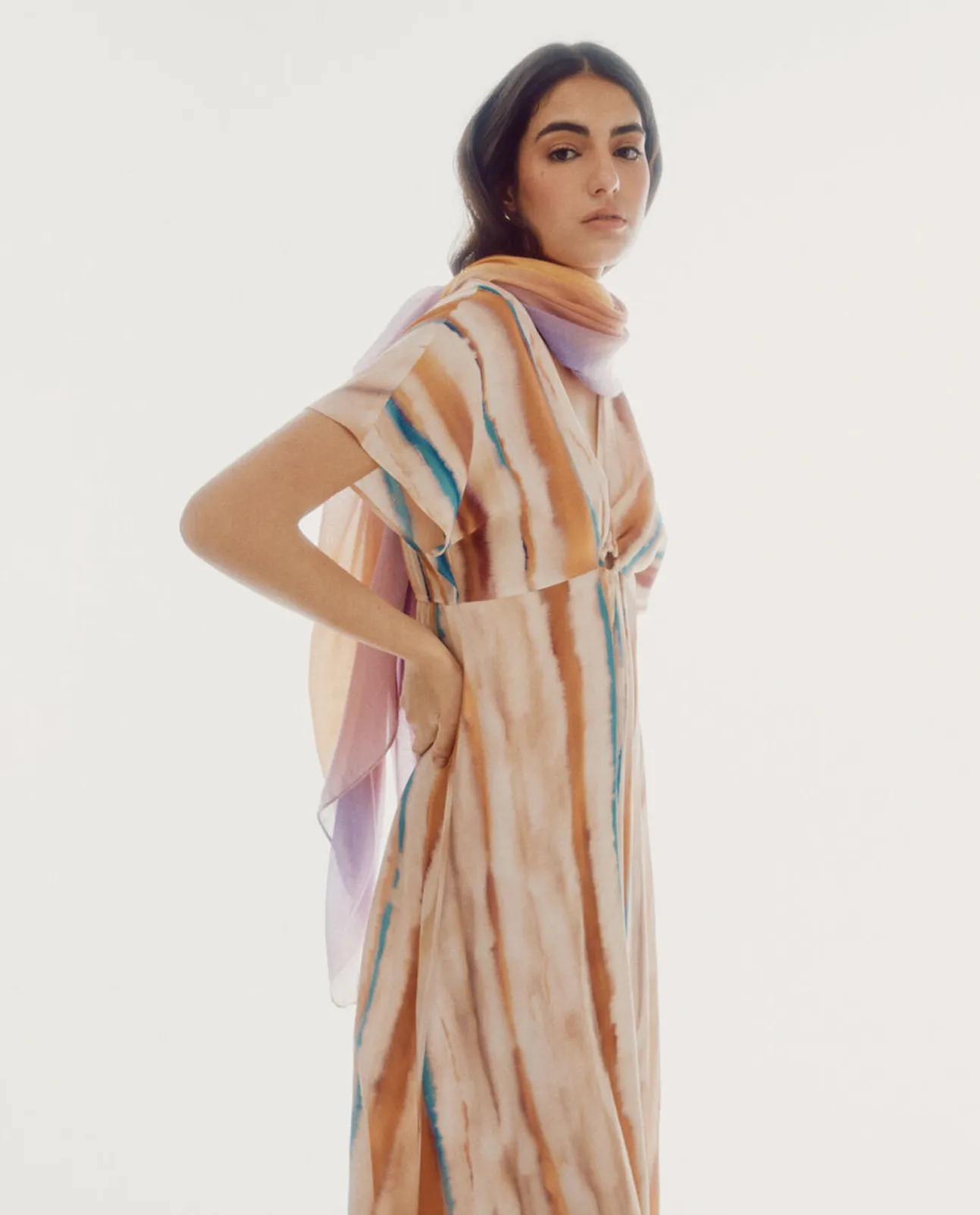 Vestido Estampado Tie Dye
