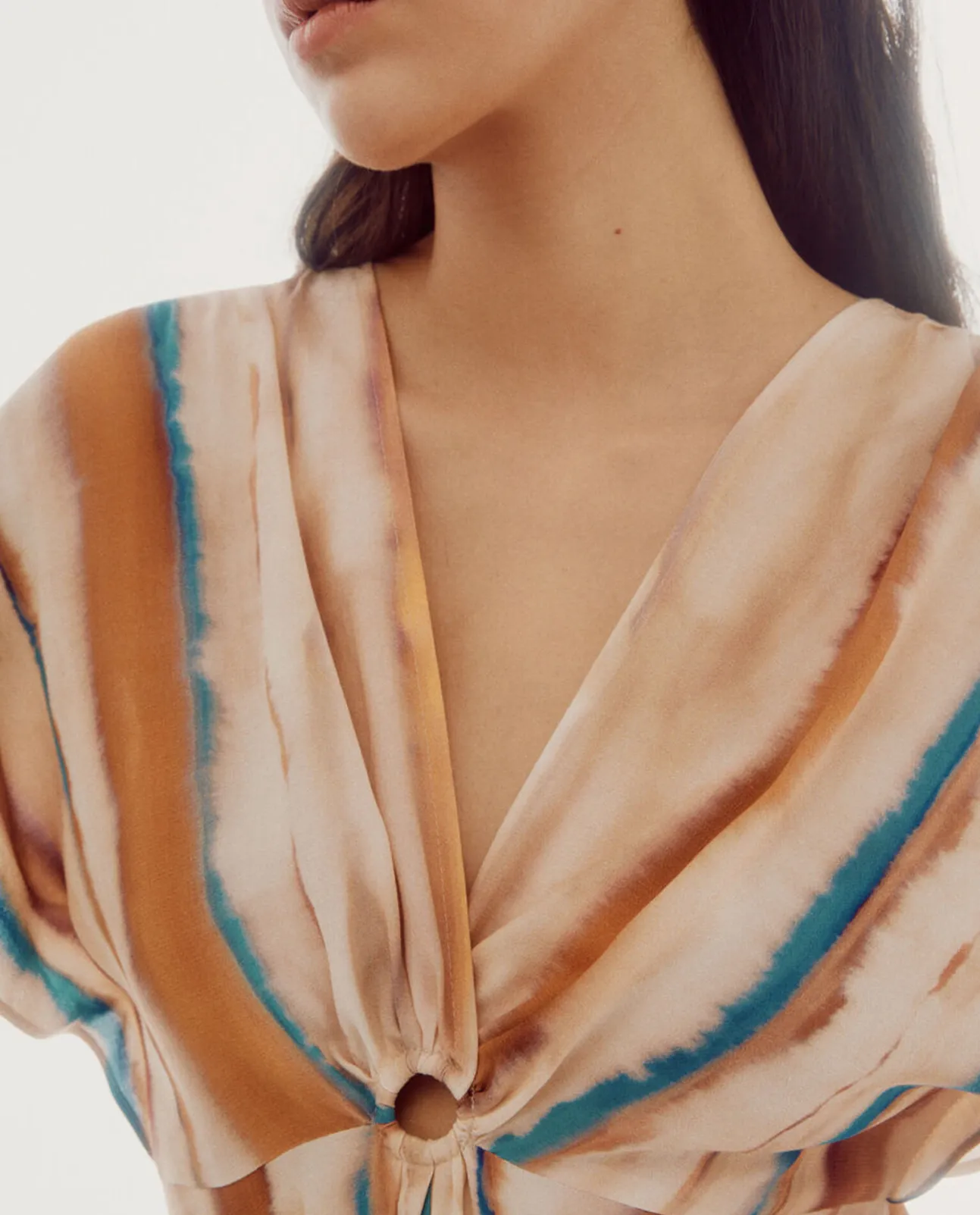 Vestido Estampado Tie Dye