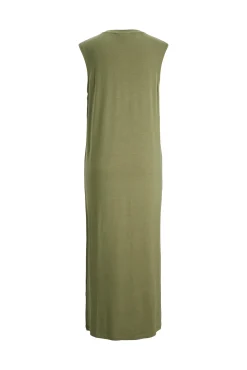 Vestido Largo Con Lyocell