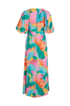 Vestido Largo De Manga Corta