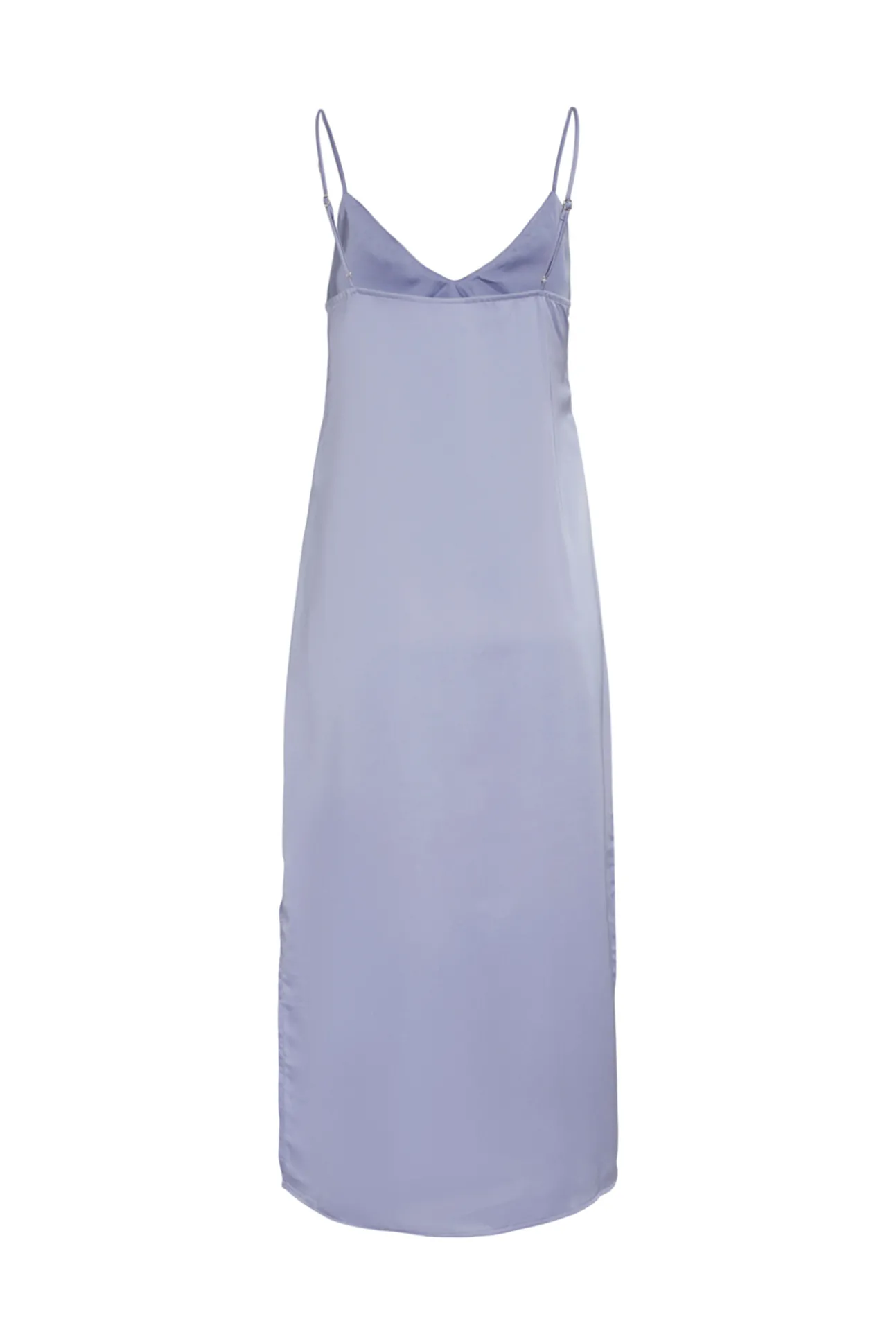 Vestido Largo De Tirantes Satinado
