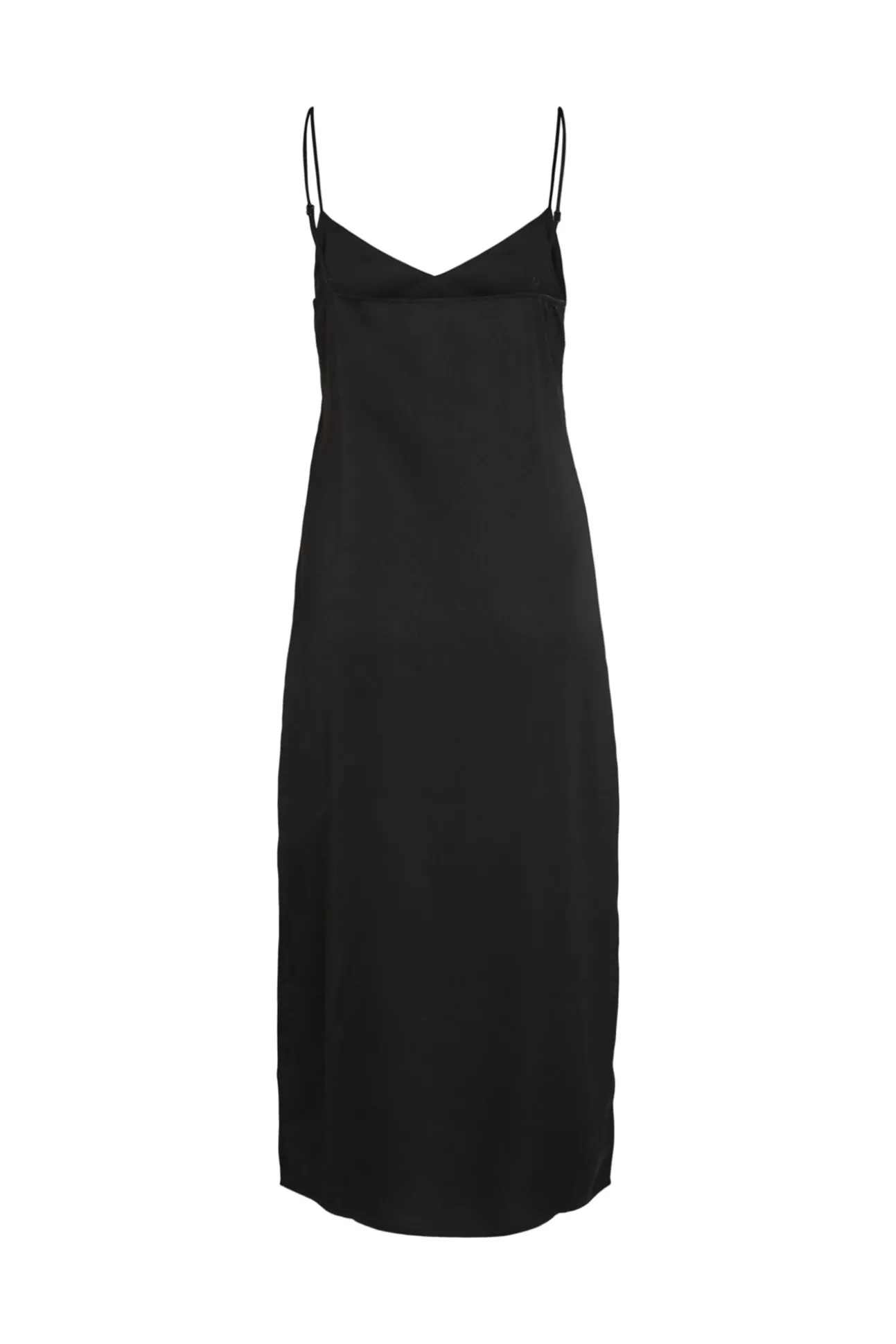 Vestido Largo De Tirantes Satinado