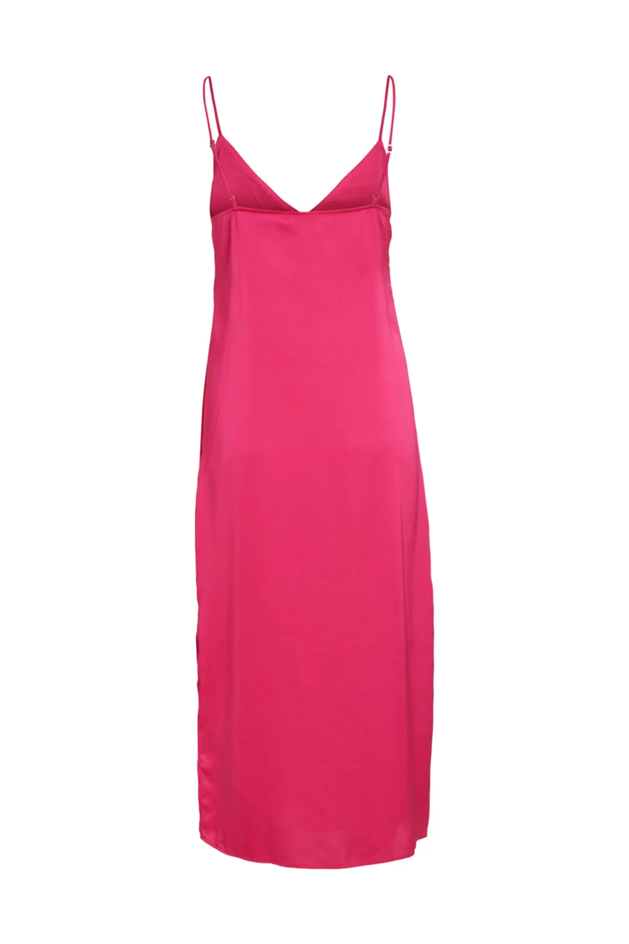 Vestido Largo De Tirantes Satinado