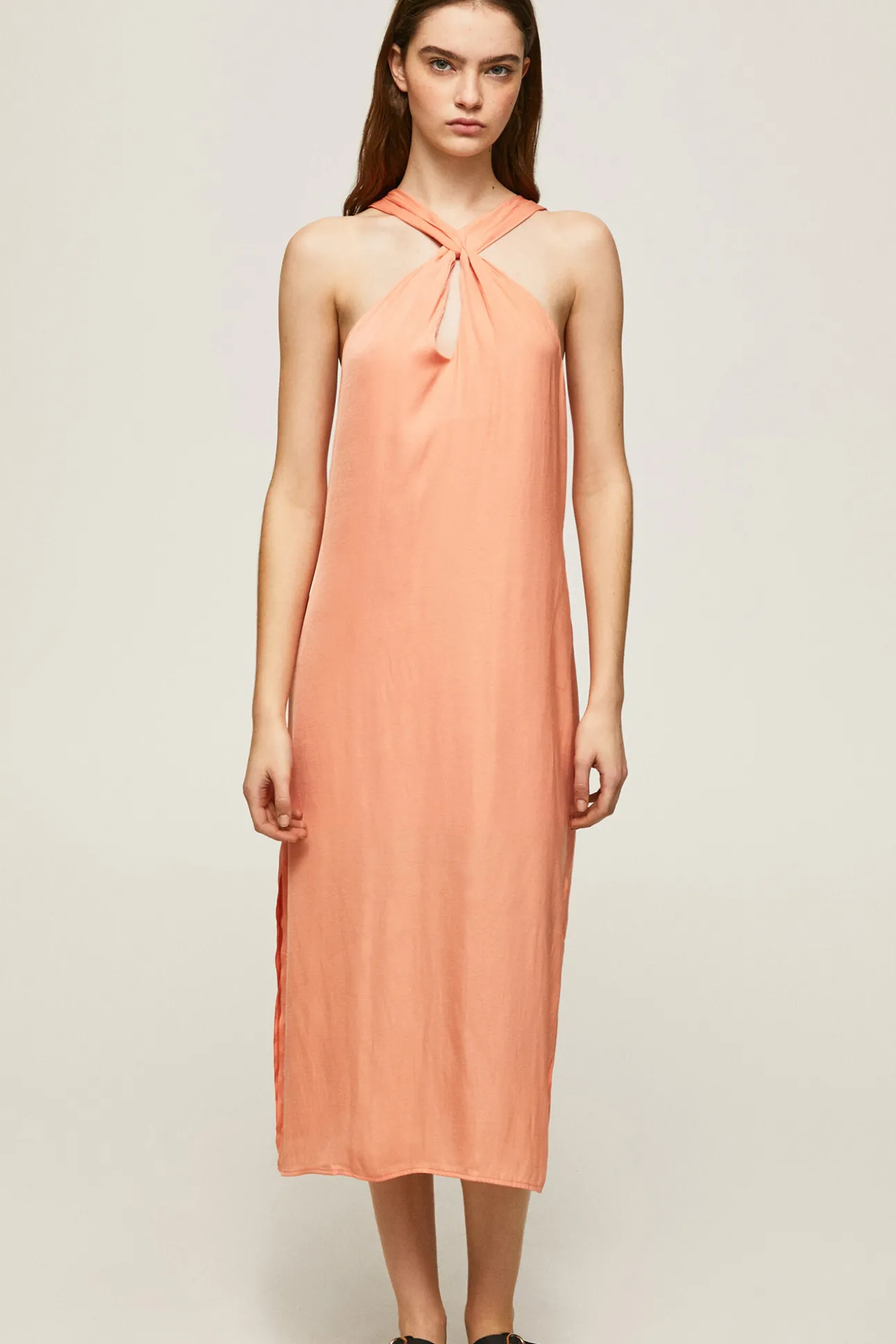 Vestido Largo De Tirantes.