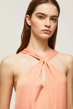 Vestido Largo De Tirantes.
