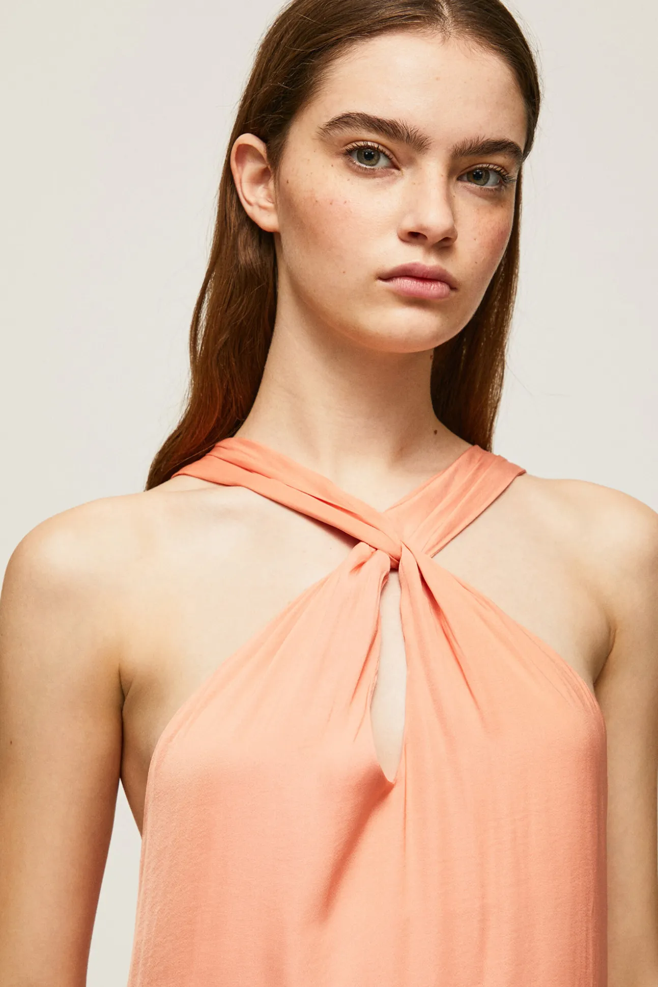 Vestido Largo De Tirantes.