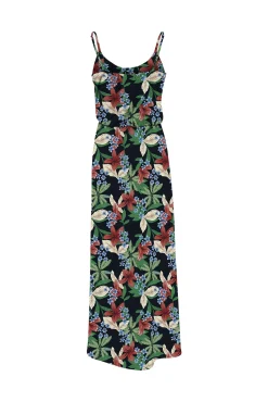 Vestido Largo Estampado Tirantes