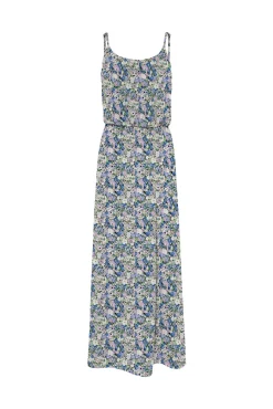 Vestido Largo Estampado Tirantes