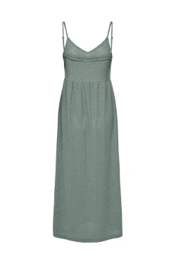 Vestido Largo Fluido De Tirantes