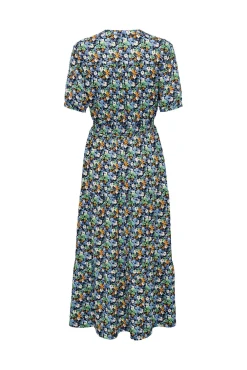 Vestido Largo Manga Corta