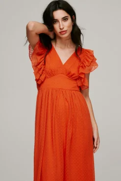 Vestido Largo Plumeti Sin Mangas