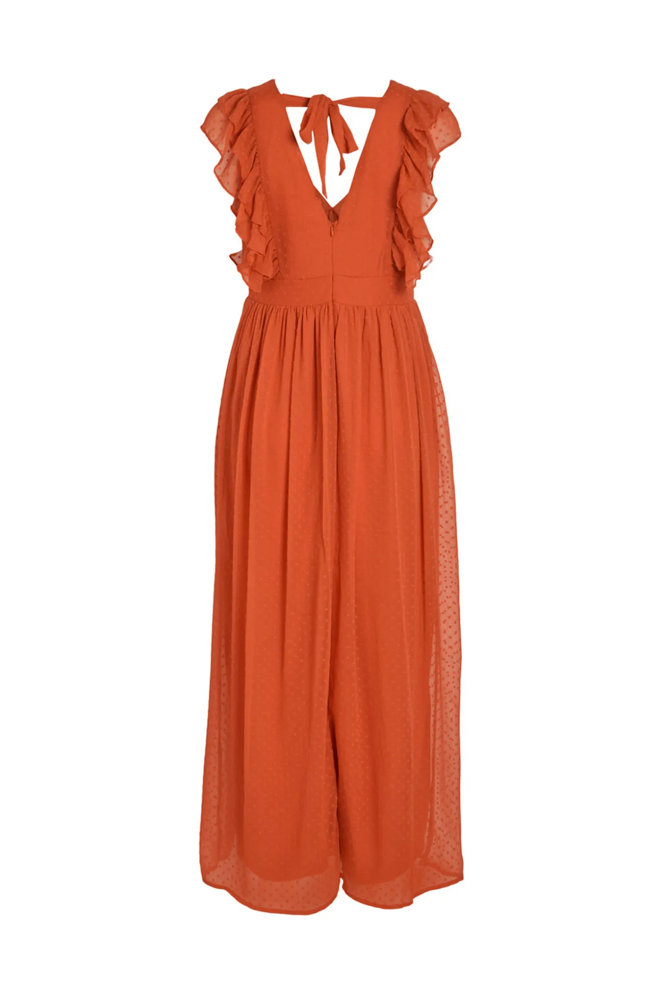 Vestido Largo Plumeti Sin Mangas