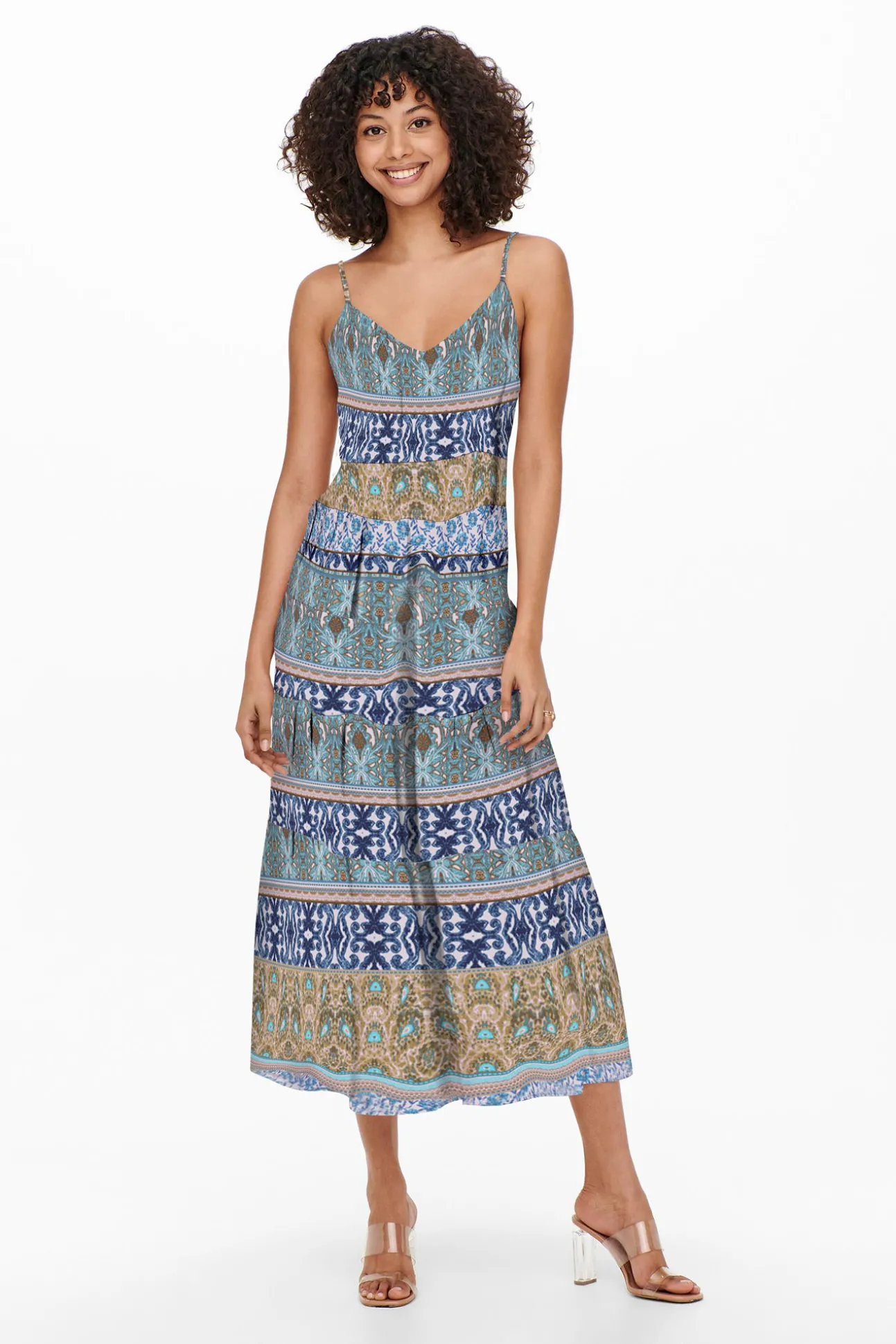 Vestido Largo Tirantes