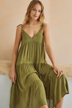 Vestido Largo Tirantes