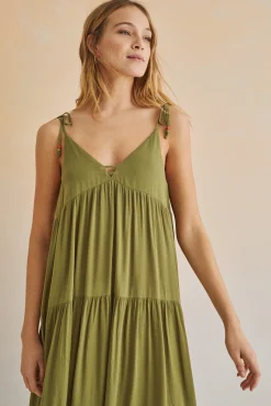 Vestido Largo Tirantes