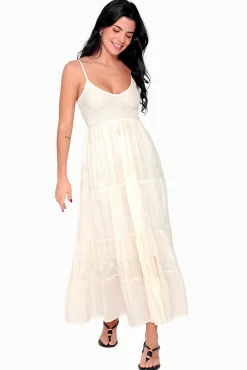 Vestido Listo De Tirantes Bordado