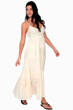 Vestido Listo De Tirantes Bordado