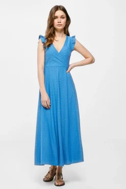 Vestido Midi Bordado Suizo