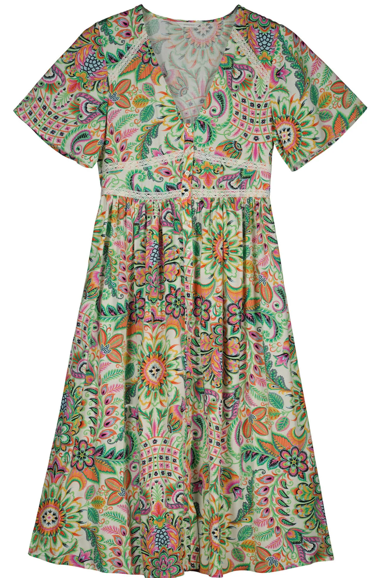 Vestido Midi Camisero Laces