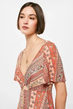 Vestido Midi Cenefas