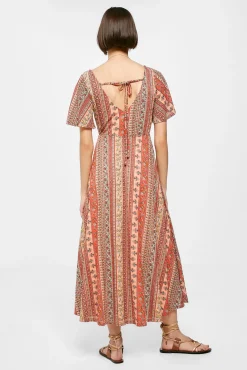 Vestido Midi Cenefas
