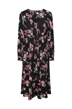 Vestido Midi Con Estampado Floral
