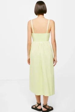 Vestido Midi Corse Popelin