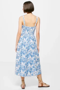 Vestido Midi Corsetero Lino Algodon
