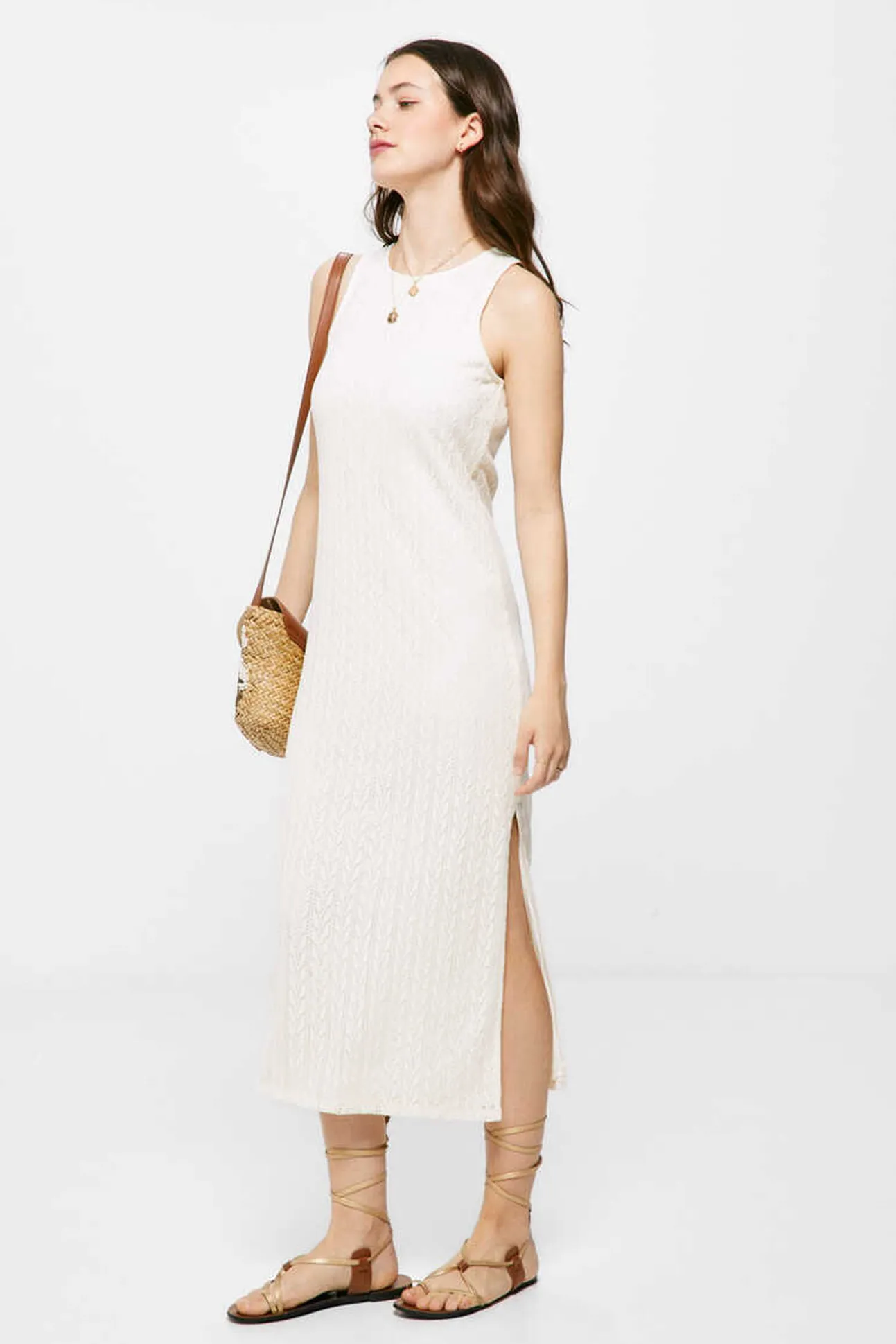 Vestido Midi Crochet