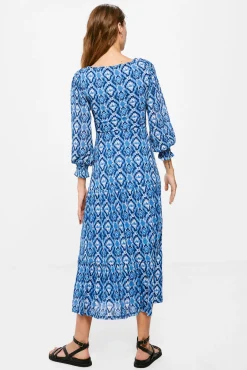 Vestido Midi Cruce Escote Abertura