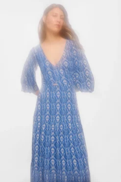Vestido Midi Cruce Escote Abertura
