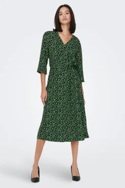 Vestido Midi Cruzado
