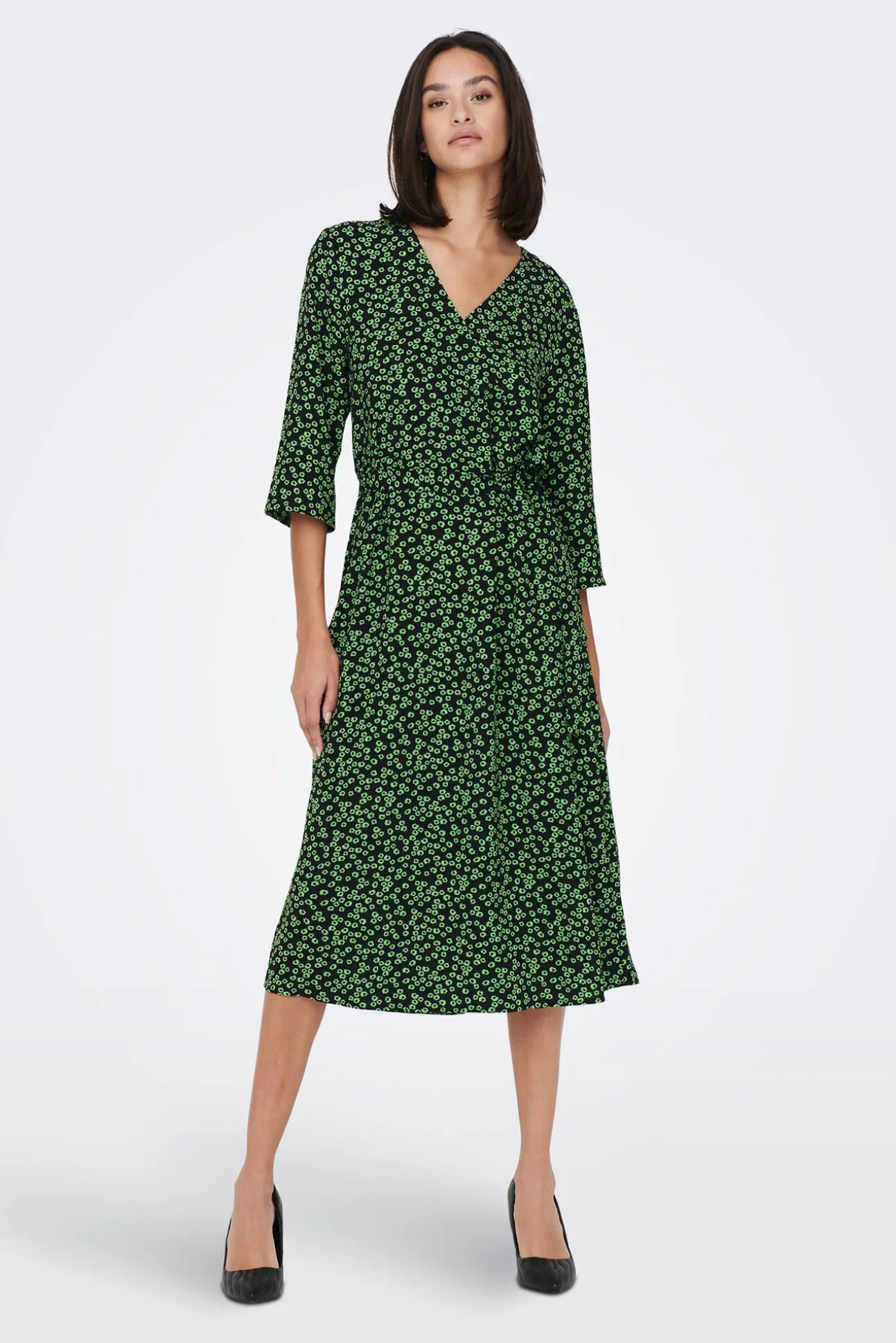 Vestido Midi Cruzado
