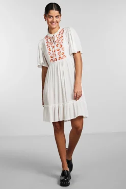 Vestido Midi De Manga Corta.